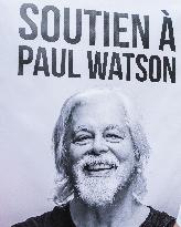 Demonstration In Support Of Paul Watson - Paris