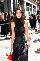 NYFW - Emily Ratajkowski Outside Proenza Schouler