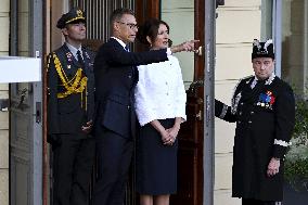 Emir of Qatar, Sheikh Tamim bin Hamad al-Thani during official state visit to Finland