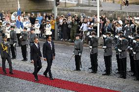 Emir of Qatar, Sheikh Tamim bin Hamad al-Thani during official state visit to Finland