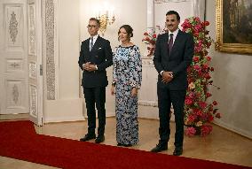 Emir of Qatar, Sheikh Tamim bin Hamad al-Thani during official state visit to Finland