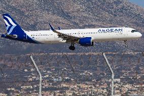 Aegean Airlines Airbus A321NEO Aircraft