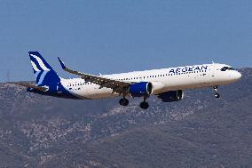 Aegean Airlines Airbus A321NEO Aircraft