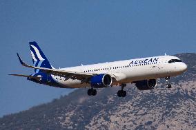 Aegean Airlines Airbus A321NEO Aircraft