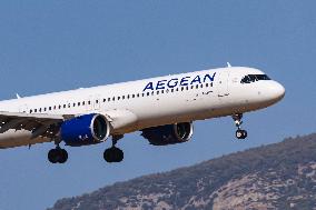 Aegean Airlines Airbus A321NEO Aircraft