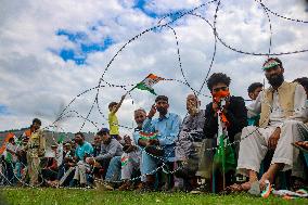 Leader Of The Opposition In Lok Sabha Rahul Gandhi Attends Election Rally In Dooru Anantnag