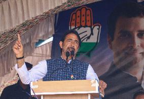 Leader Of The Opposition In Lok Sabha Rahul Gandhi Attends Election Rally In Dooru Anantnag