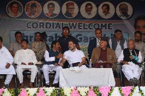 Leader Of The Opposition In Lok Sabha Rahul Gandhi Attends Election Rally In Dooru Anantnag