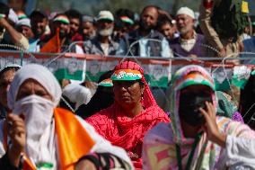 Leader Of The Opposition In Lok Sabha Rahul Gandhi Attends Election Rally In Dooru Anantnag