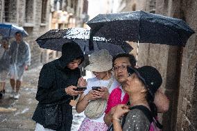 September Starts Rainy In Barcelona.