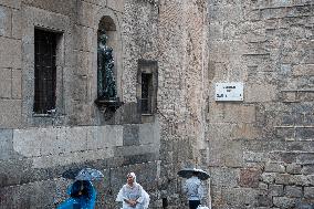 September Starts Rainy In Barcelona.