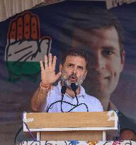 Leader Of The Opposition In Lok Sabha Rahul Gandhi Attends Election Rally In Dooru Anantnag