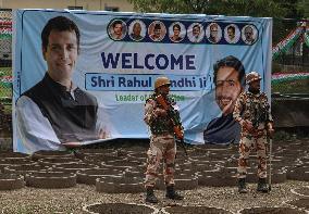 Leader Of The Opposition In Lok Sabha Rahul Gandhi Attends Election Rally In Dooru Anantnag