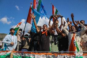 Leader Of The Opposition In Lok Sabha Rahul Gandhi Attends Election Rally In Dooru Anantnag