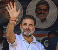 Leader Of The Opposition In Lok Sabha Rahul Gandhi Attends Election Rally In Dooru Anantnag