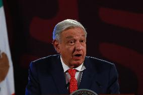 Andres Manuel Lopez Obrador Briefing