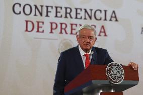 Andres Manuel Lopez Obrador Briefing