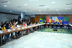 Brazilian President Luiz Inácio Lula Da Silva Congratulates The Best Schools In Brazil.