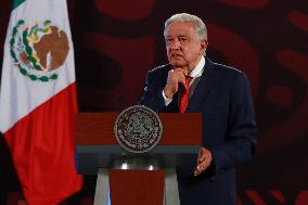 Andres Manuel Lopez Obrador Briefing