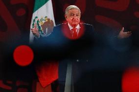 Andres Manuel Lopez Obrador Briefing