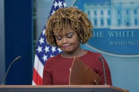 DC: Sec Jean Pierre and Security Advisor Kirby hold a White House press briefing