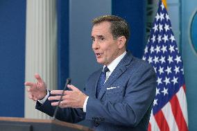 DC: Sec Jean Pierre and Security Advisor Kirby hold a White House press briefing