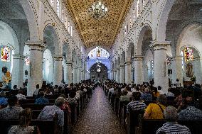 Former Colombian presidential candidate Rodolfo Hernandez Mass and Funeral