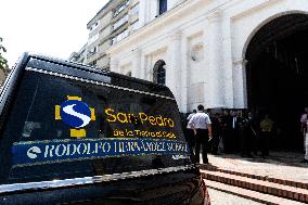 Former Colombian presidential candidate Rodolfo Hernandez Mass and Funeral