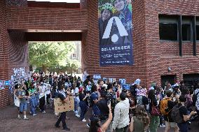 Pro-Palestine Demonstration At Georgetown University