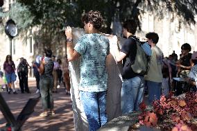 Pro-Palestine Demonstration At Georgetown University