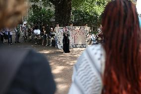 Pro-Palestine Demonstration At Georgetown University