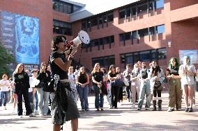 Pro-Palestine Demonstration At Georgetown University