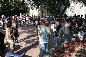 Pro-Palestine Demonstration At Georgetown University