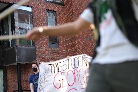 Pro-Palestine Demonstration At Georgetown University