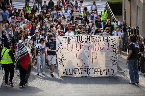 Pro-Palestine Demonstration At Georgetown University