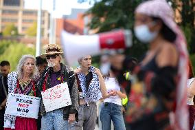 Pro-Palestine Demonstration At Georgetown University