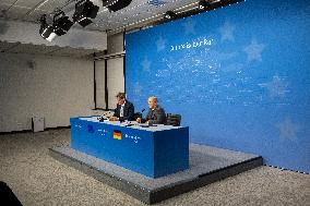 Federal Chancellor Of The Federal Republic Of Germany Olaf Scholz At The European Council