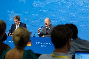 Federal Chancellor Of The Federal Republic Of Germany Olaf Scholz At The European Council