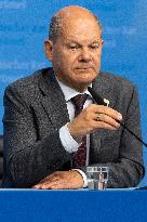 Federal Chancellor Of The Federal Republic Of Germany Olaf Scholz At The European Council