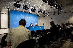 Federal Chancellor Of The Federal Republic Of Germany Olaf Scholz At The European Council