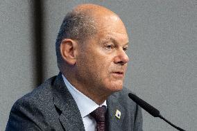 Federal Chancellor Of The Federal Republic Of Germany Olaf Scholz At The European Council