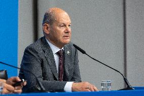 Federal Chancellor Of The Federal Republic Of Germany Olaf Scholz At The European Council