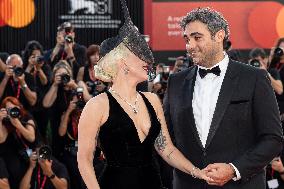 81st Mostra - Lady Gaga And Fiance Walk The Red Carpet