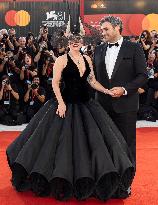 81st Mostra - Lady Gaga And Fiance Walk The Red Carpet