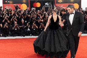 81st Mostra - Lady Gaga And Fiance Walk The Red Carpet