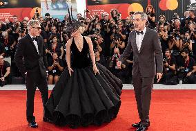 81st Mostra - Lady Gaga And Fiance Walk The Red Carpet