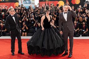 81st Mostra - Lady Gaga And Fiance Walk The Red Carpet