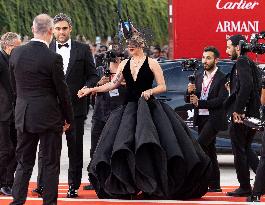 81st Mostra - Lady Gaga And Fiance Walk The Red Carpet