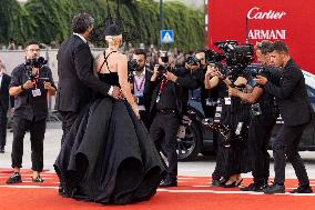 81st Mostra - Lady Gaga And Fiance Walk The Red Carpet