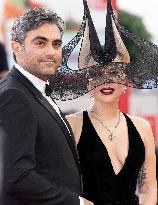 81st Mostra - Lady Gaga And Fiance Walk The Red Carpet